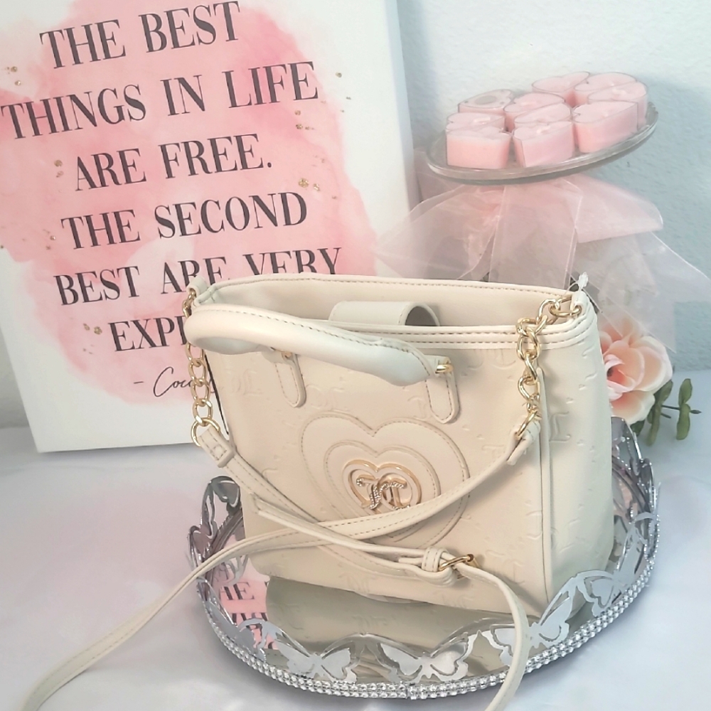 JUICY COUTURE Elegant Cream Handbag NW